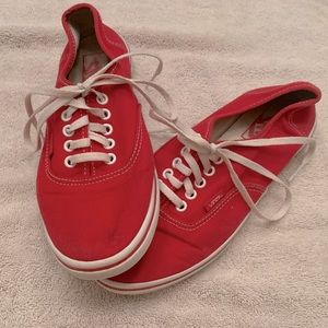 Red Vans Sneakers size 6